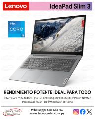 Notebook Lenovo Ideapad Slim 3 Intel Core i5 15.6�